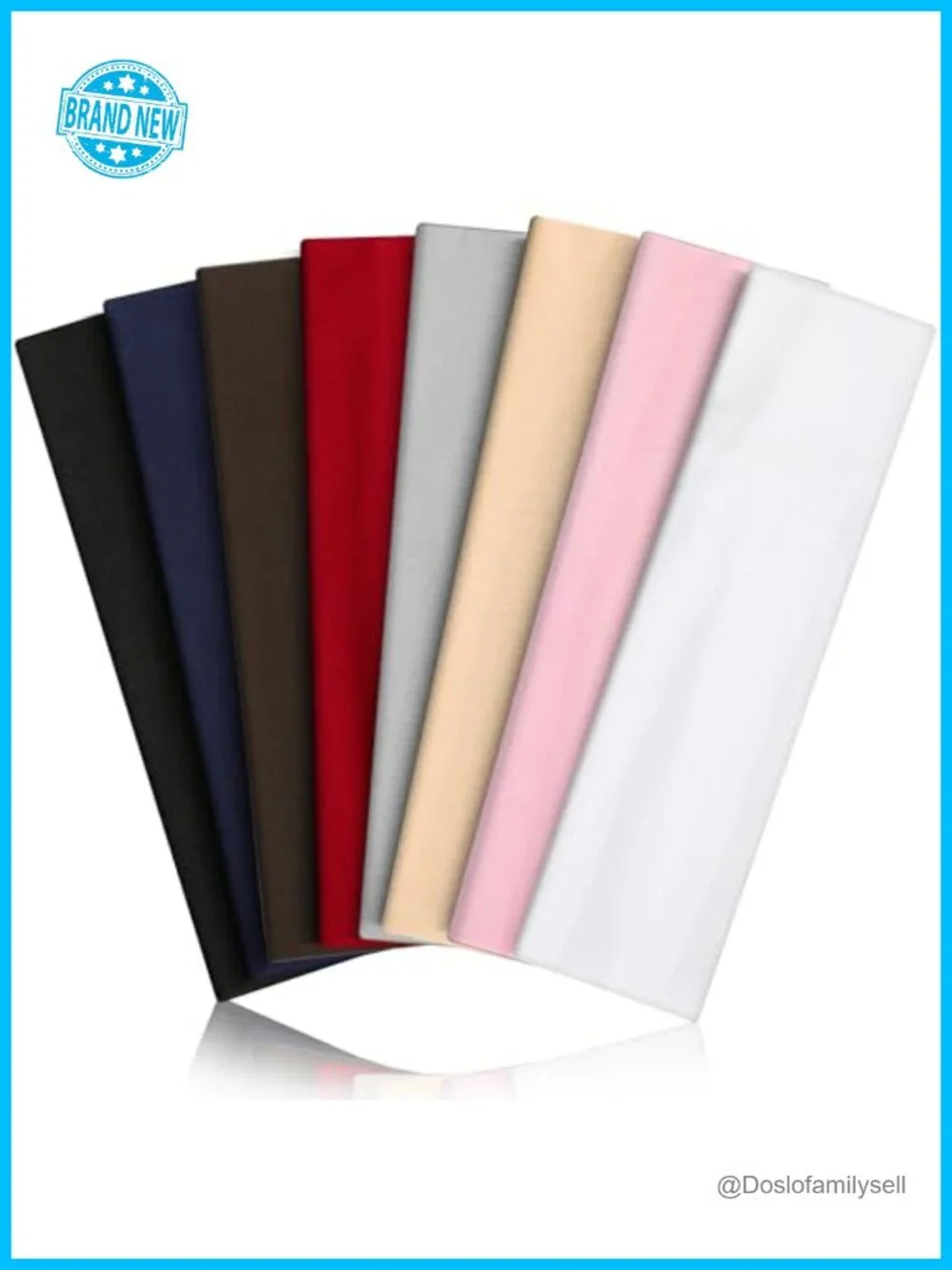 Non Slip Sports Elastic Soft Running Headbands Absorb Sweat for Workout